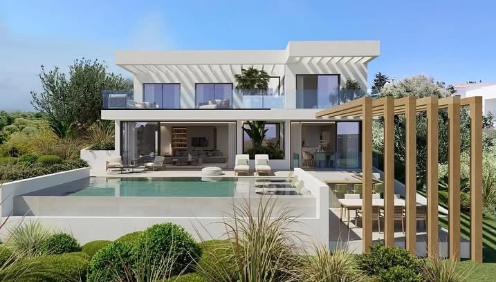 Modern Villas with Sea and Golf Views